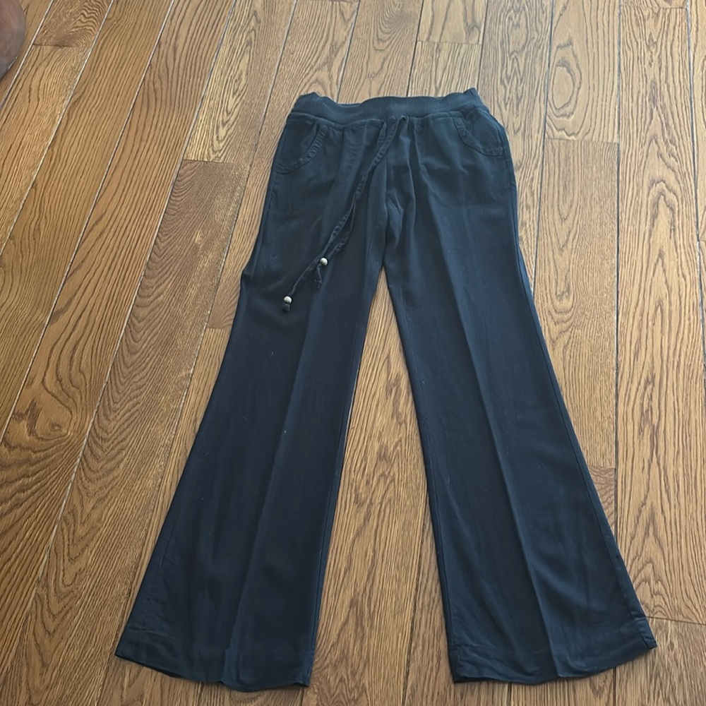 Love Tree Navy Linen Pants